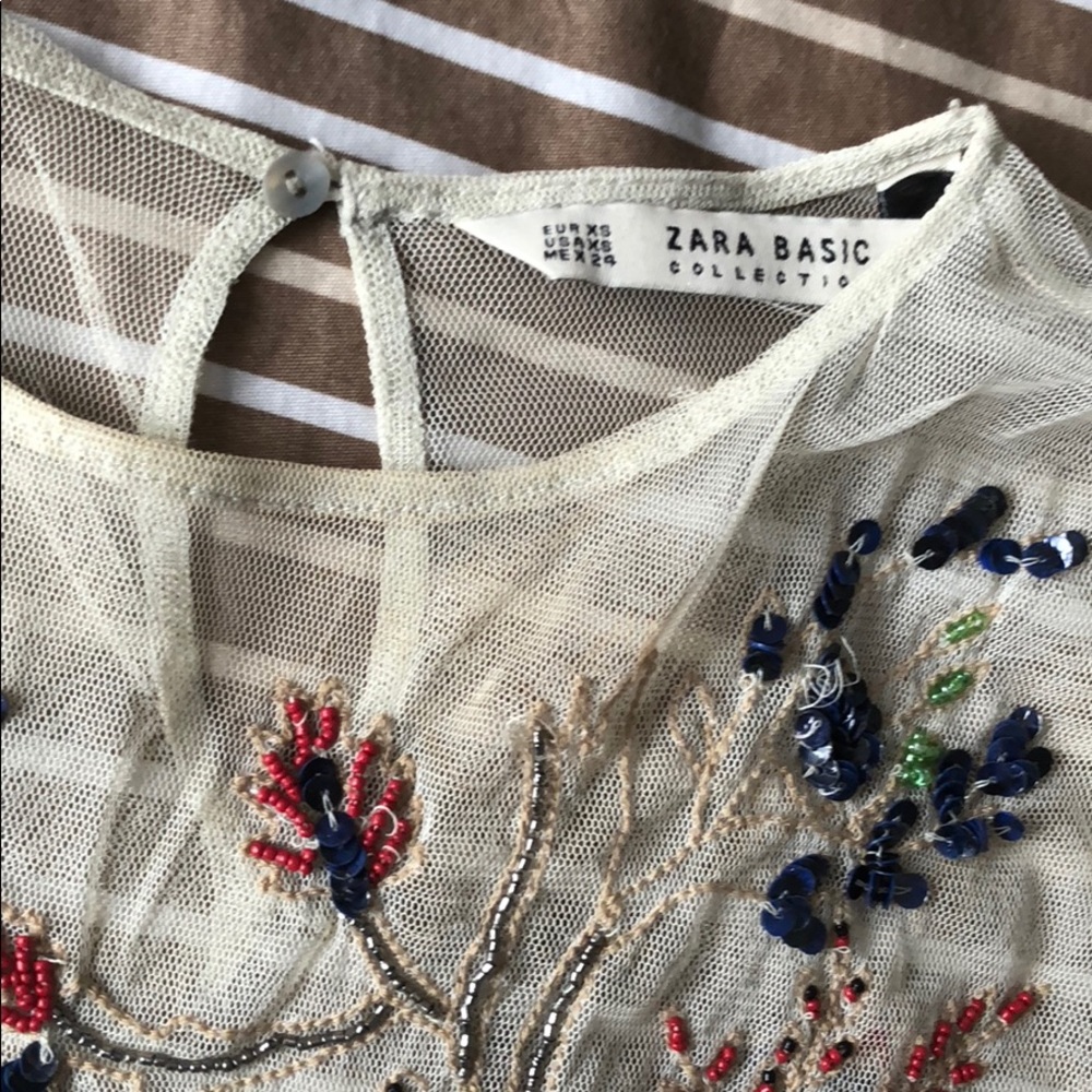 See through top Zara XS - Picture 2 of 3